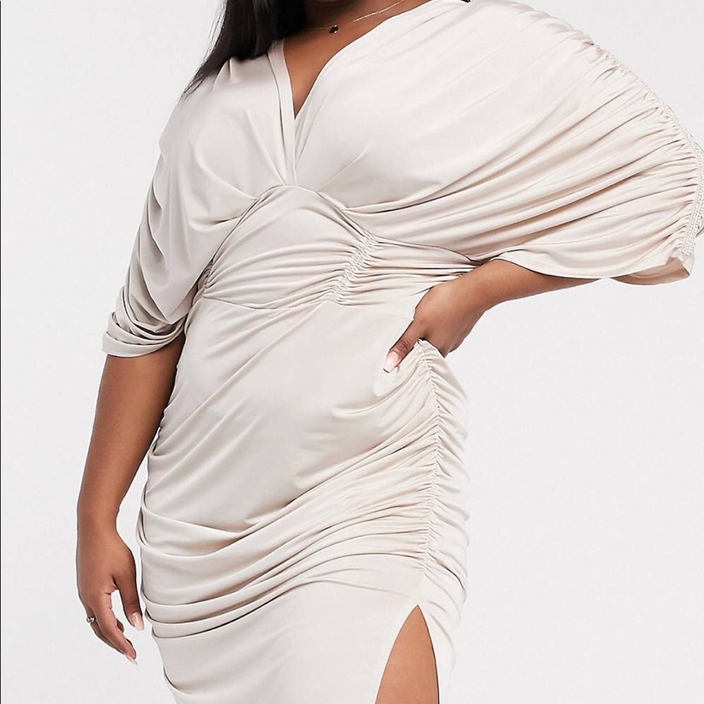 ASOS curve slinky embellished dress sz 18